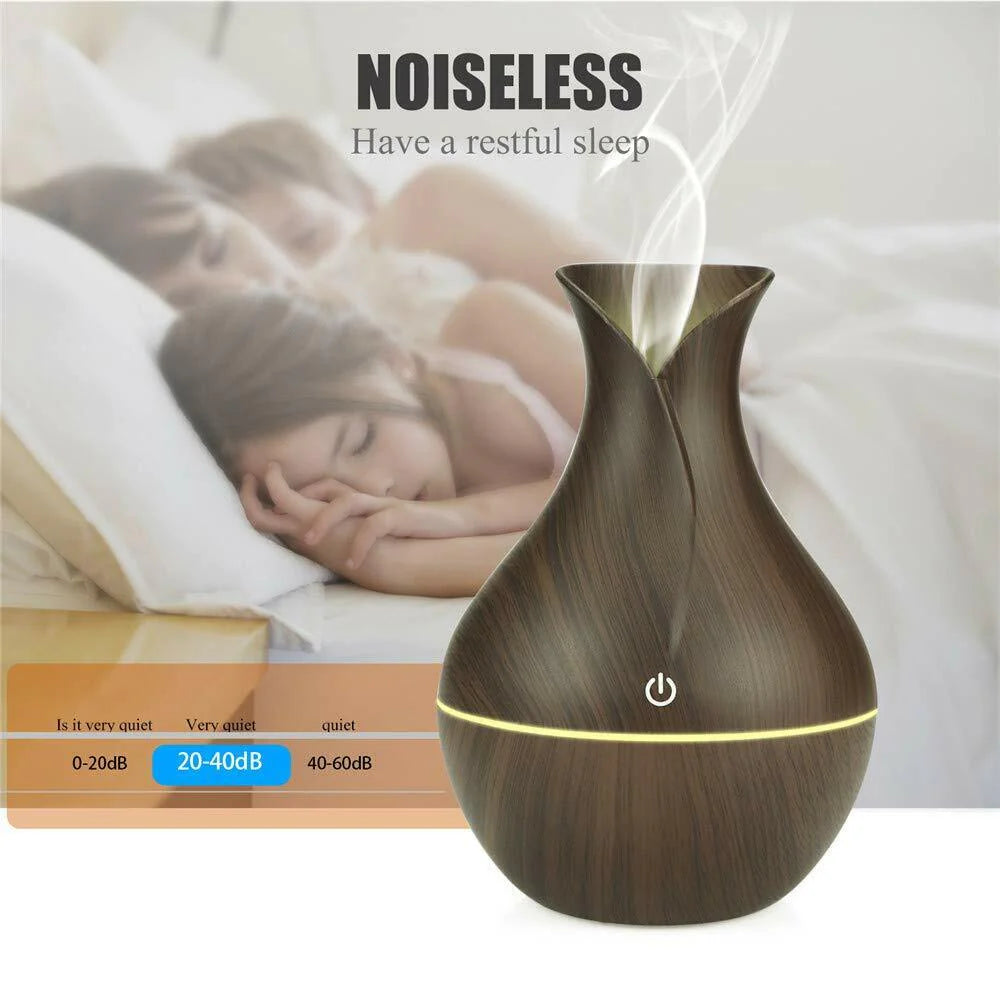 "Ultimate Aromatherapy Experience: 4-In-1 Essential Oil Diffuser, Humidifier, Air Purifier, and LED Light"